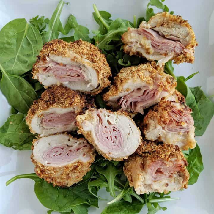 Image for Air Fryer Pretzel Chicken Cordon Bleu