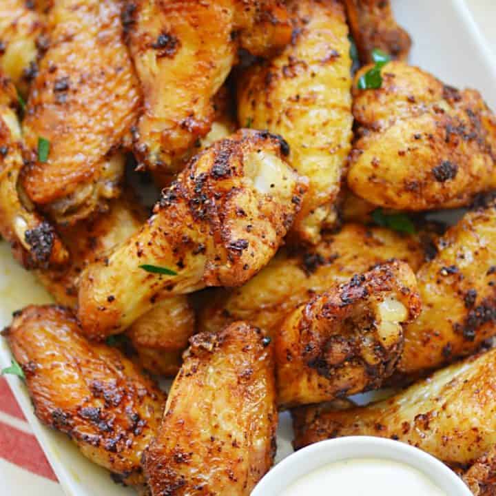 Image for Air Fryer Lemon Pepper Wings (Dry Rub)