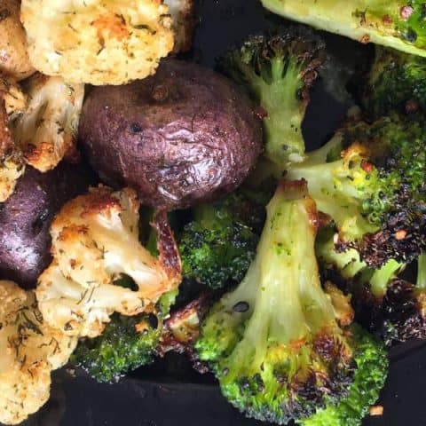 Image for Air Fryer Frozen Vegetables (No more mushy frozen broccoli!)