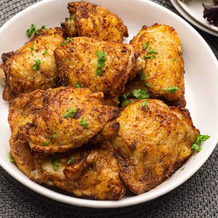 Image for Air Fryer Chicken Thighs Recipe