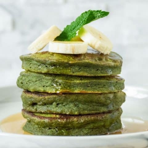 Image for Green Banana Mint Pancakes