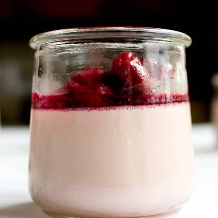 Image for Raspberry Panna Cotta - Low Carb, Sugar Free, THM S, Keto