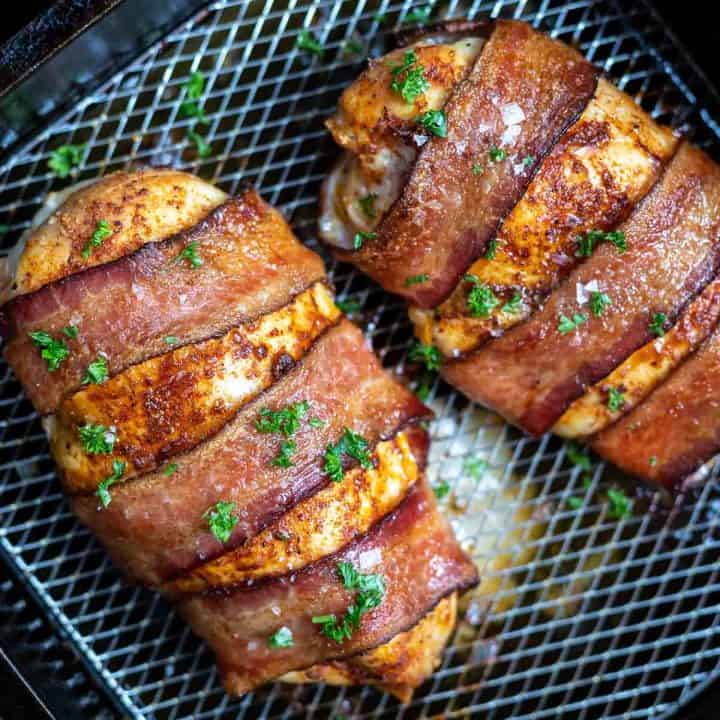 Image for AIR FRYER BACON WRAPPED CHICKEN BREAST 