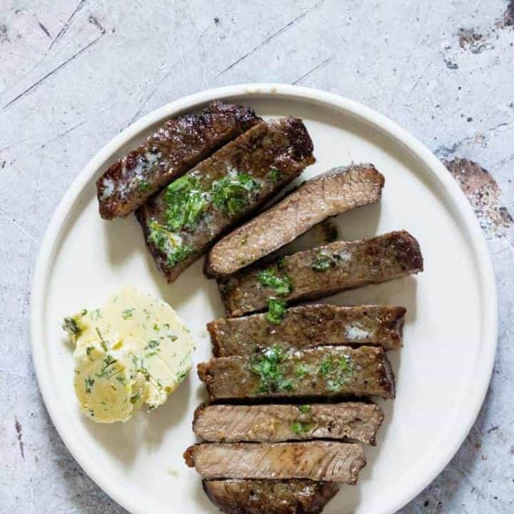 Image for Air Fryer Steak with Herb Lemon Butter