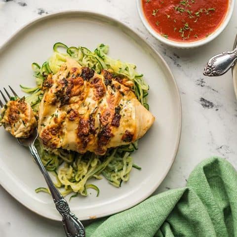 Image for Air Fryer Cheesy Bacon Hasselback Chicken
