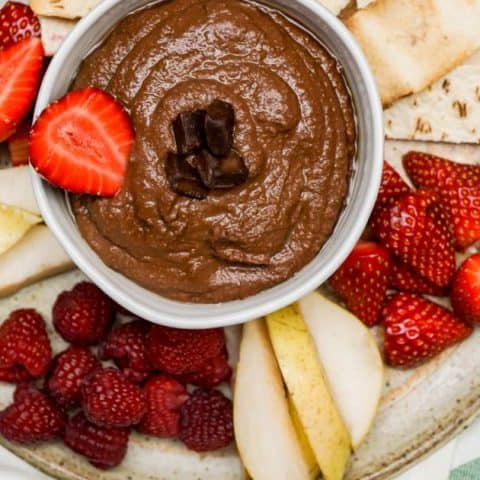 Image for Brownie Batter Chocolate Hummus