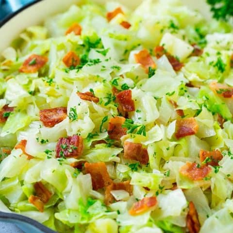 Image for Fried Cabbage with Bacon