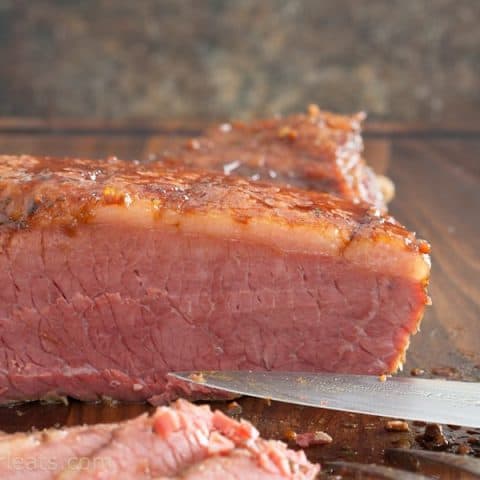 Image for Crock Pot Corned Beef {Whiskey Glazed}