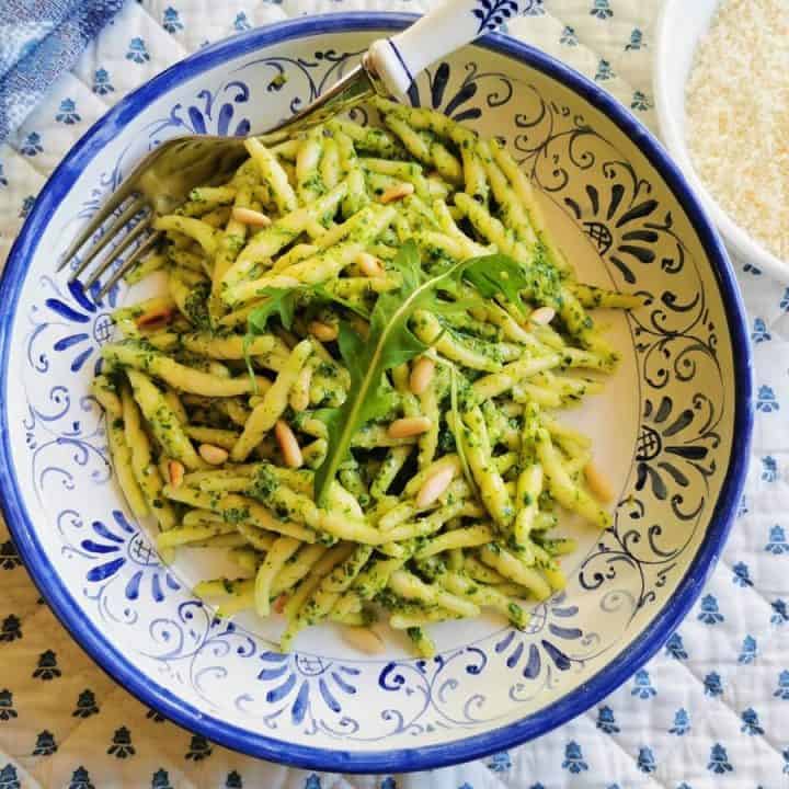 Image for Trofie Pasta with Rocket Pesto Recipe