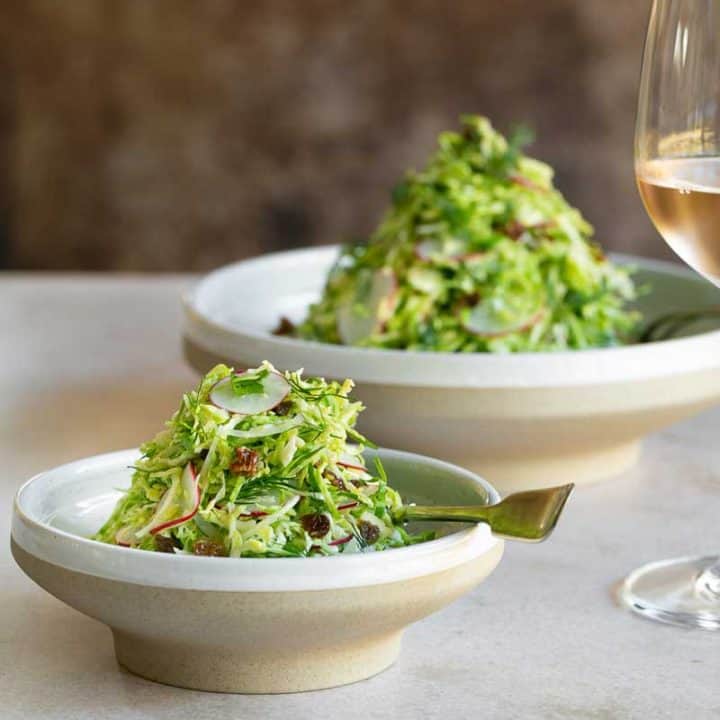 Image for Brussels Sprout Slaw with Raisins
