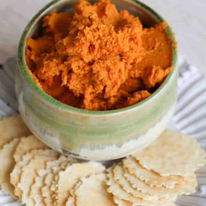 Image for Gluten Free Hummus without Tahini & Roasted Carrots