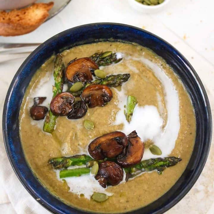 Image for Asparagus Mushroom Soup 