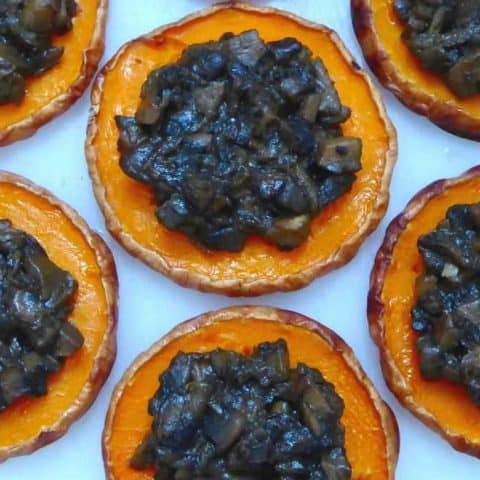 Image for Butternut Squash Slices With Mushroom Duxelles