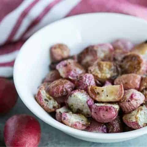 Image for Roasted Radishes (Paleo, Low Carb, Keto)