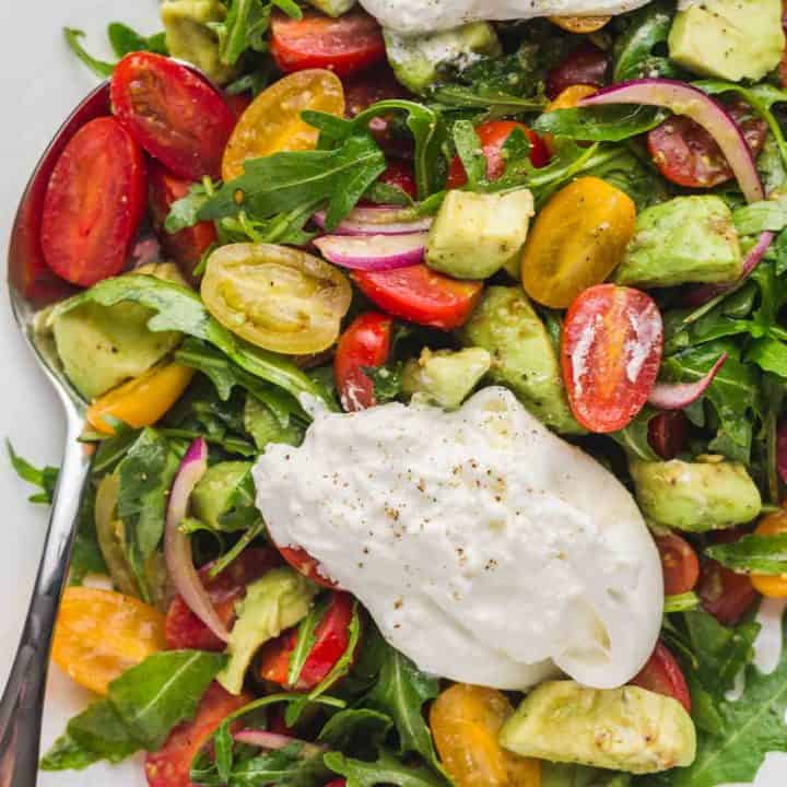 Image for Easy Burrata Salad Recipe 