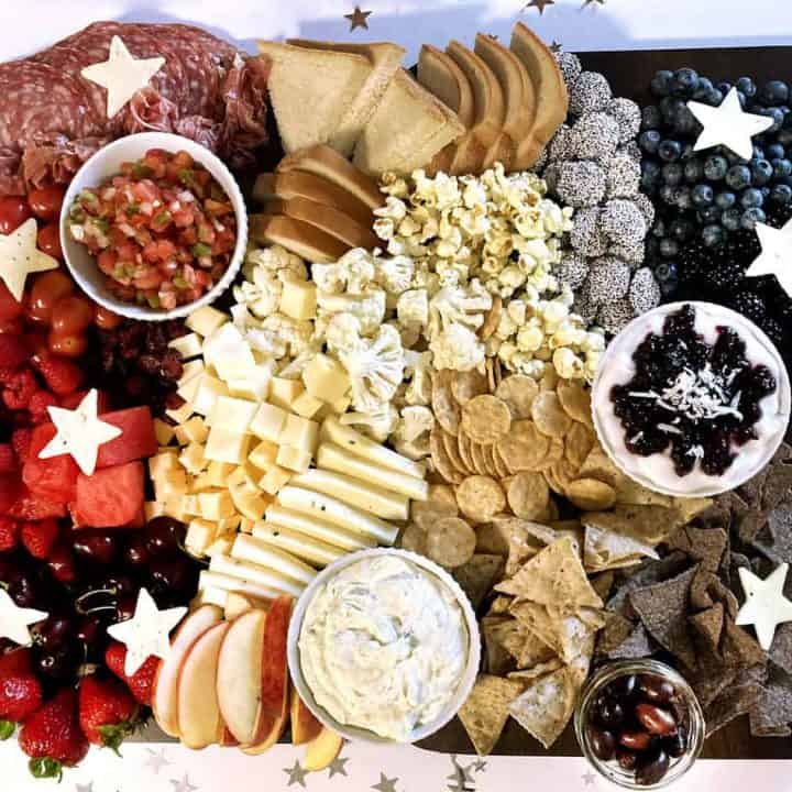 Image for Gluten Free Charcuterie Board & Raspberry Vodka Lemonade (4th of July)