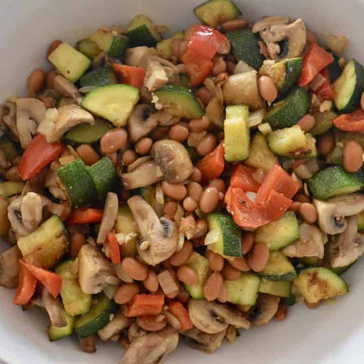 Image for Pan Roasted Vegetables Beans