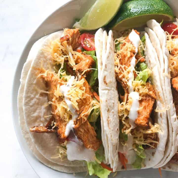 Image for Easy Weeknight Buffalo Chicken Tacos