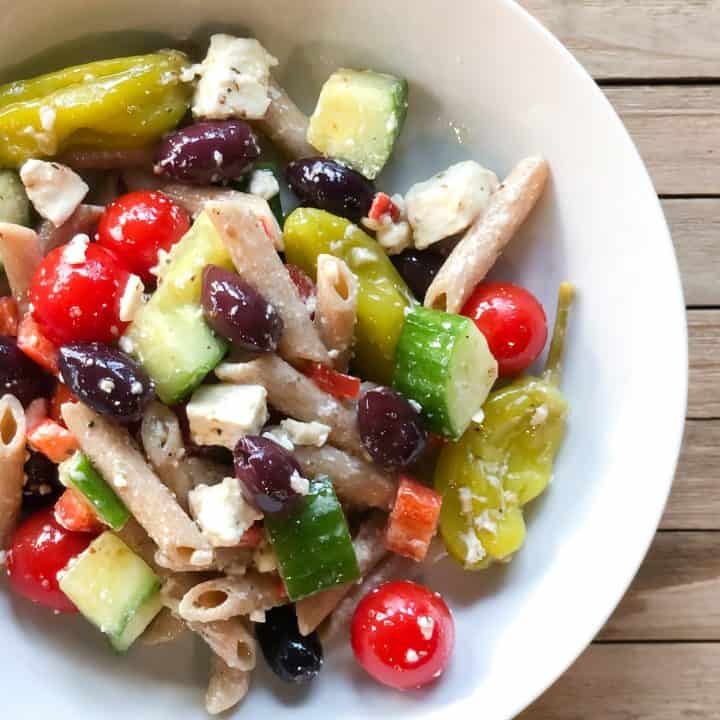 Image for Loaded Vegetable Greek Pasta Salad
