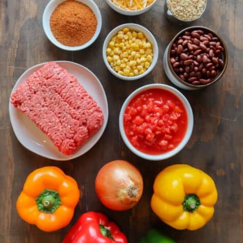 Image for Beef Taco Stuffed Peppers