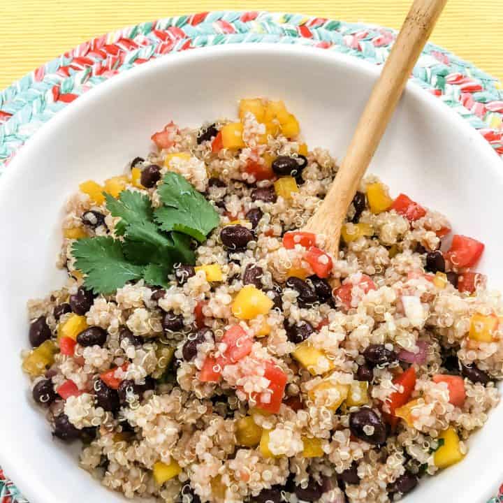 Image for Easy Southwestern Quinoa Salad Recipe For Two