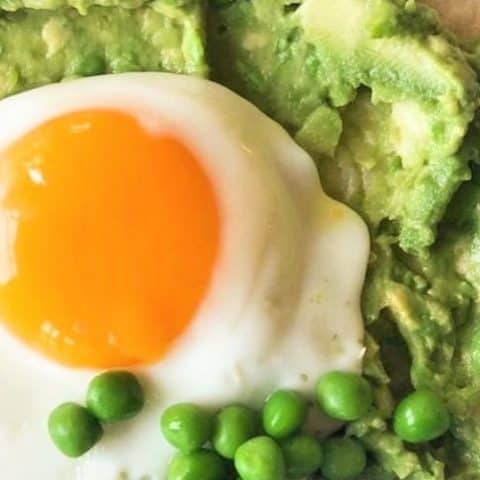 Image for Pea Guacamole & Egg Tostada