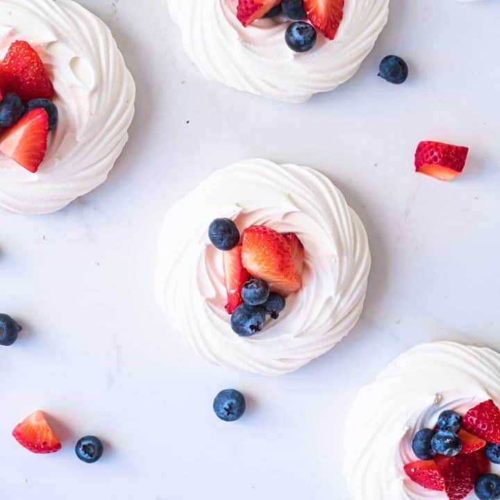 Image for Red, White And Blue Mini Pavlovas