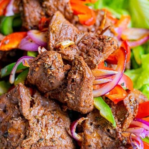 Image for Low Carb Steak Fajita Roll Ups