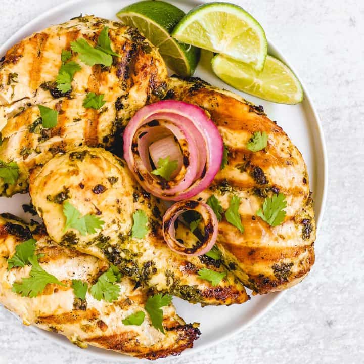 Image for Grilled (or baked) Cilantro Lime Chicken