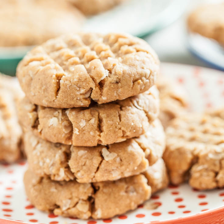 Image for Peanut Butter Oatmeal Cookies (Gluten-Free, Dairy-Free)