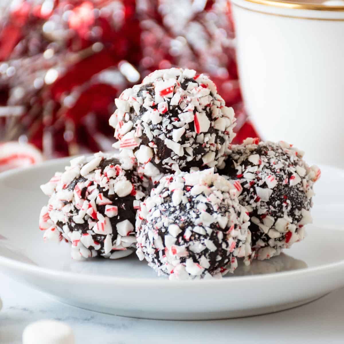 Image for Peppermint Hot Cocoa Cookies (no-bake)
