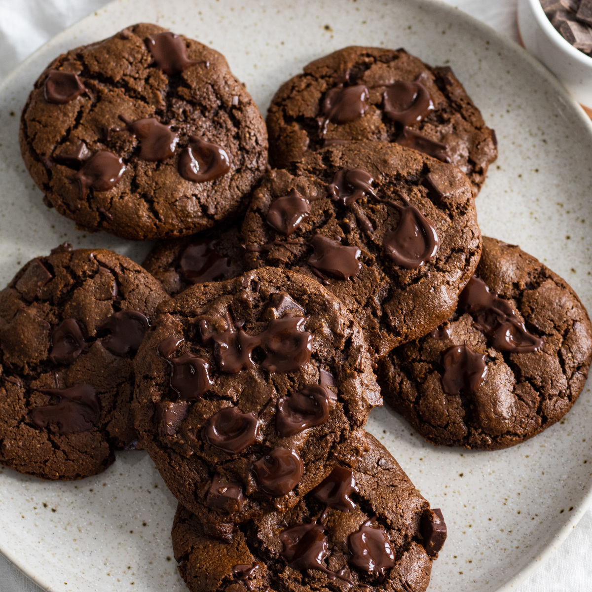 Image for Vegan Gingerbread Chocolate Chip Cookies (oat & almond flour)