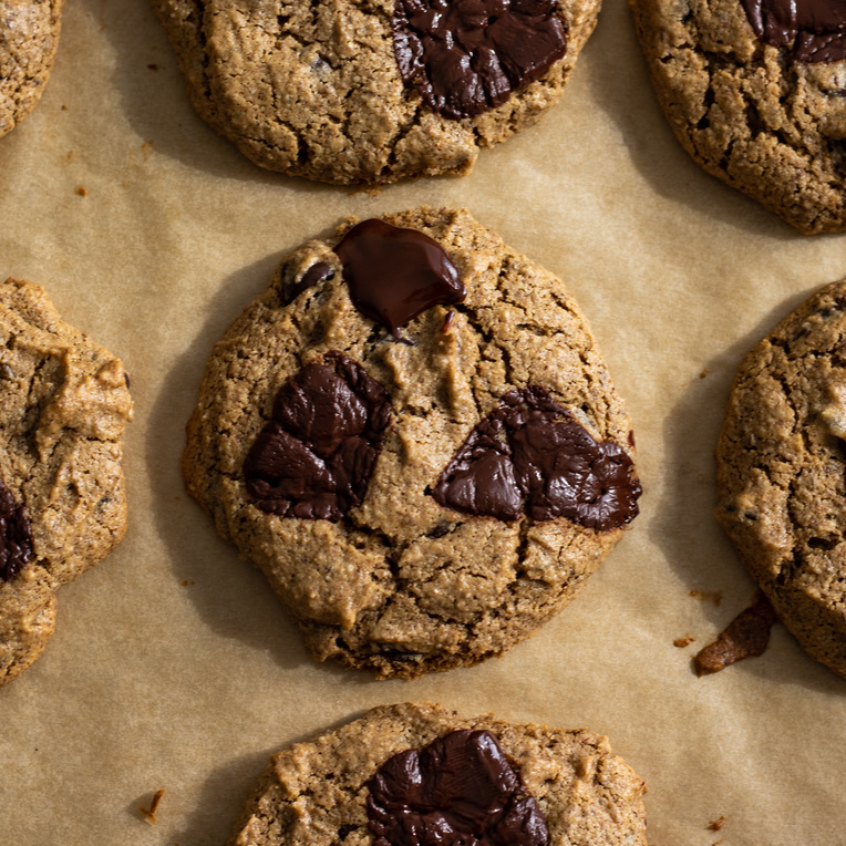 Image for Vegan Chai Chocolate Chip Cookies (Oil Free)