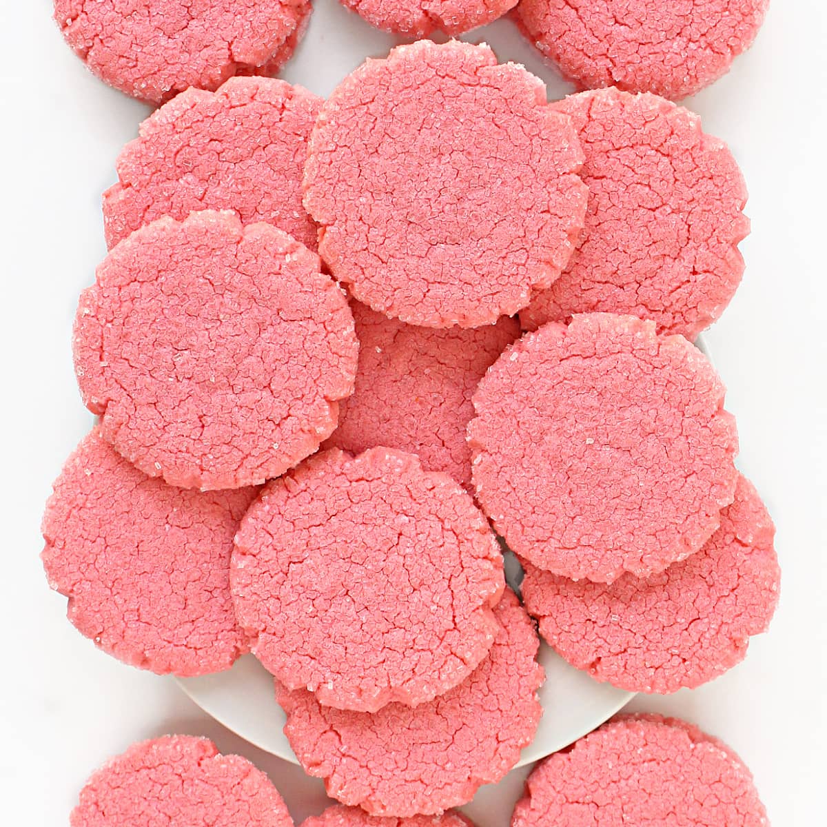 Image for Mexican Pink Cookies (Polvorones Rosas)
