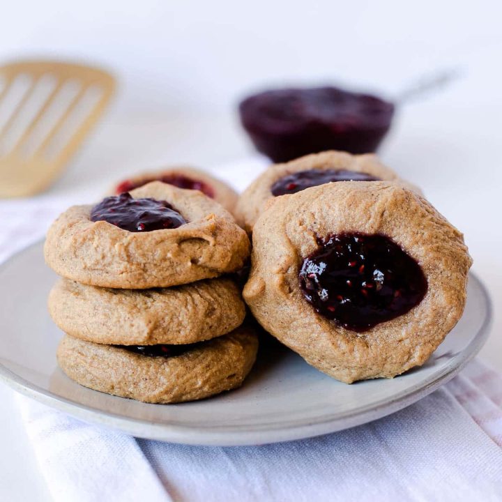 Image for Peanut Butter Thumbprint Cookies with Raspberry Jam 