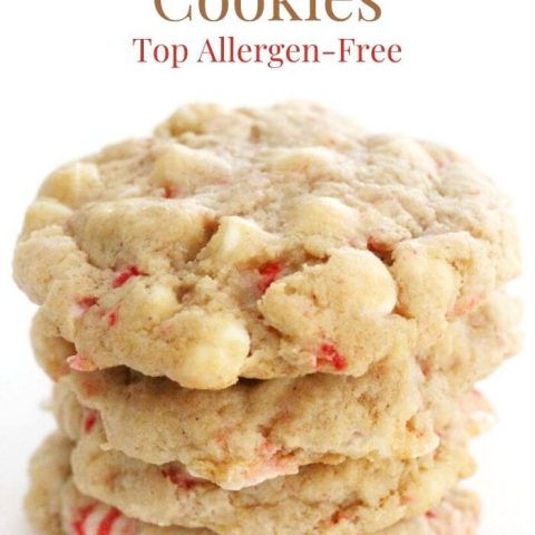 Image for Vegan White Chocolate Peppermint Cookies (Gluten-Free, Allergy-Free)
